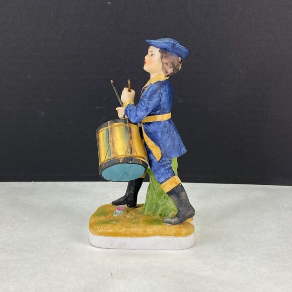 Vintage Lefton 2041 Spirit of 76 Boy Drummer Figurine - Picture 2 of 10